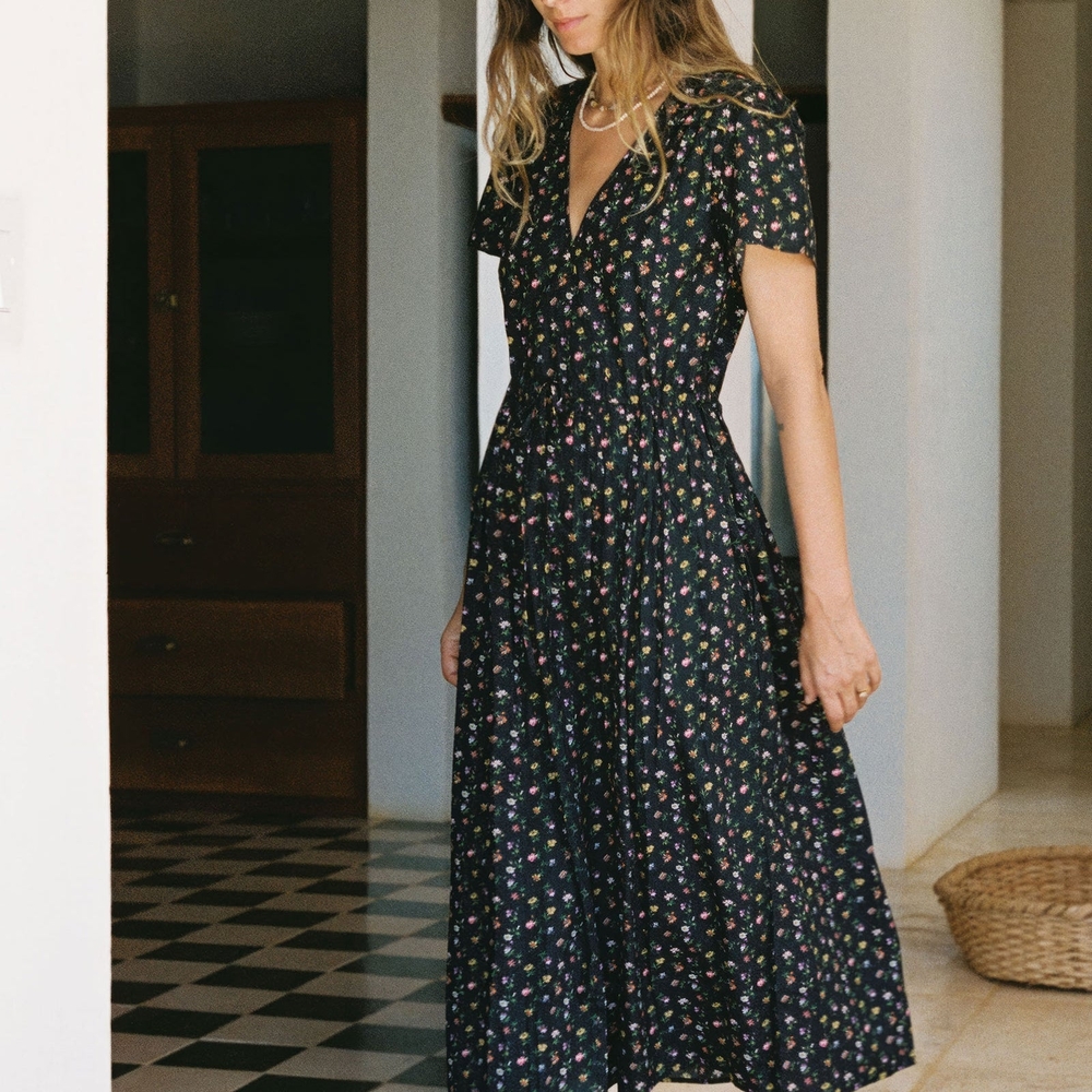Christy Dawn Dawn Dress In Night Field